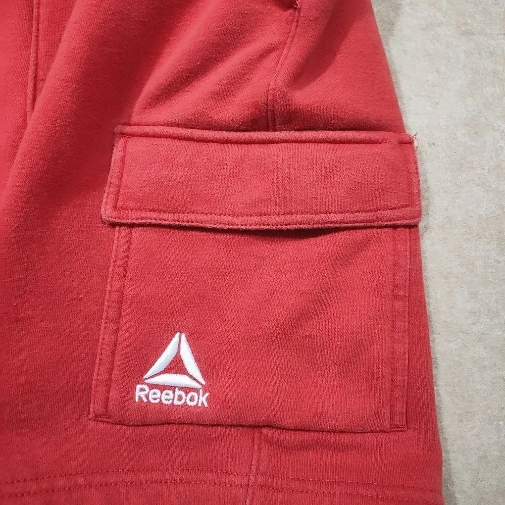 Reebok Athletic Fleece Shorts Mens Large #5